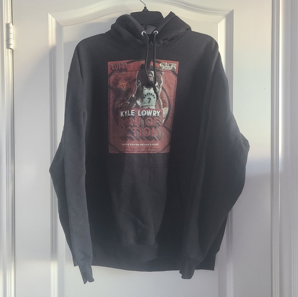 ATC Kyle Lowry Raptors Graphic Hoodie Mens Size Large